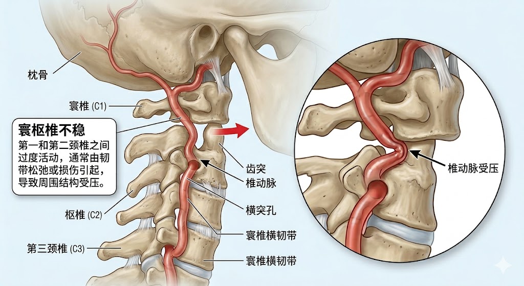 寰枢椎不稳定 寰枢椎不稳定